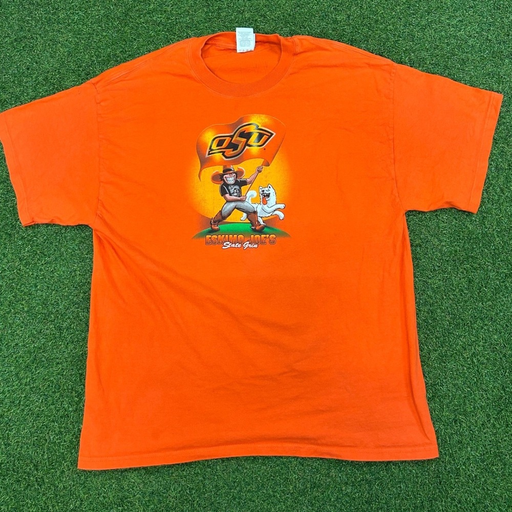 Eskimo Joes Oklahoma State University OSU Cowboy Up Orange T-Shirt Mens XL‎ 2011